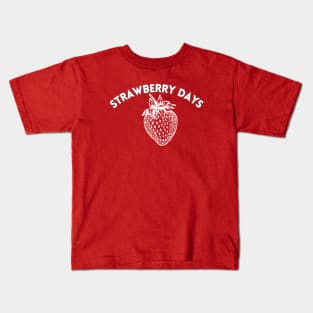 Lined Strawberry Days Celebration Pleasant Grove Utah Kids T-Shirt